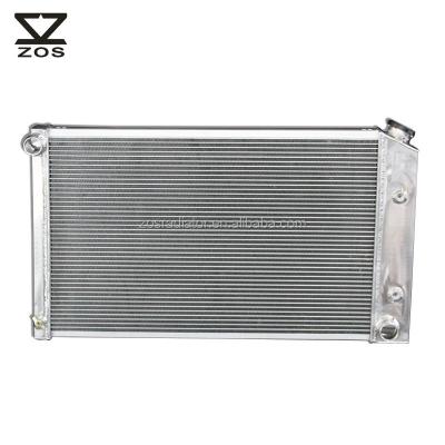 China 100% Alloy Radiator CC573 Fit Pontiac Firebird Aluminum Trans AM 70-81 V8 3Row 56mm To 56mm for sale