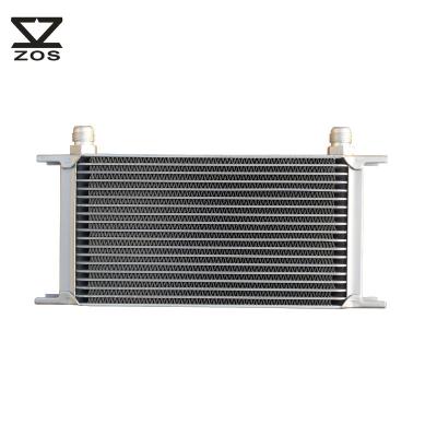 China Universal Aluminum 248mm AN8 20 Row Aluminum Engine Oil Cooler for sale