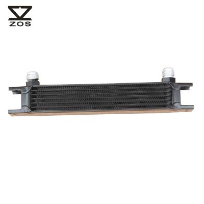 China 7 10 13 16 19 22 25 28 30 Row AN10 Aluminum Universal Aluminum British Type Racing Auto Part Engine Transmission Radiator Oil Cooler for sale