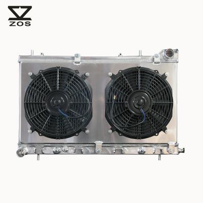 China Forester Aluminum XT Radiator with Fan Shroud for Subaru 04-05 TURBO 2Row 2812 Aluminum for sale