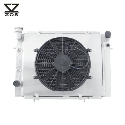 China Aluminum Alloy Radiator + Fan Shroud For Holden AT 3Row COMMODORE VB VC VH VK V8 79-86 for sale