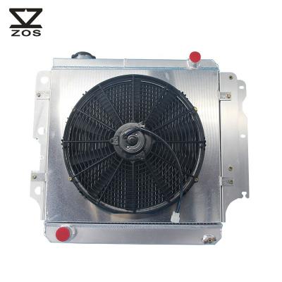 China Aluminum Electric Radiator Cover And Fan Shroud For Jeep - Wrangler YJ TJ LJ 4.0L 1987-2007 Right Hand Drive for sale