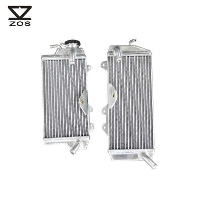 China Aluminum All Aluminum Radiator 2-Row/Core ATV Radiator For Kawasaki KX450F KX 450F A Pair 09-13 for sale