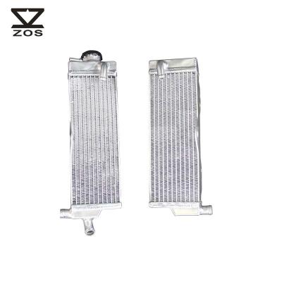 China Aluminum all aluminum radiator 2-Row/Core motorcycel radiator for Honda CR500 CR500R 1990-2001 for sale