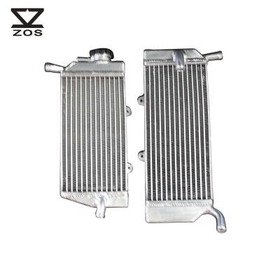 China Aluminum all aluminum radiator 2-Row/Core motorcycel radiator for Honda CRF450X CRF 450X 2005-2008 for sale