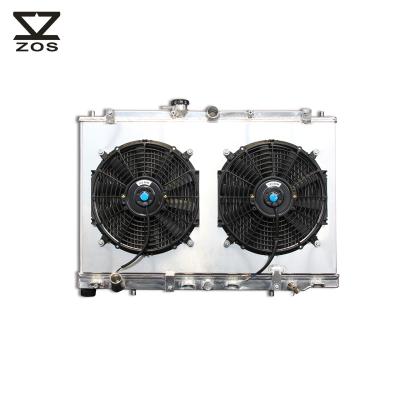 China Aluminum Oil Filled Radiator And Fan Shroud For Acura CL TL 3.2L V6 3210cc - CI 2001-2003 for sale