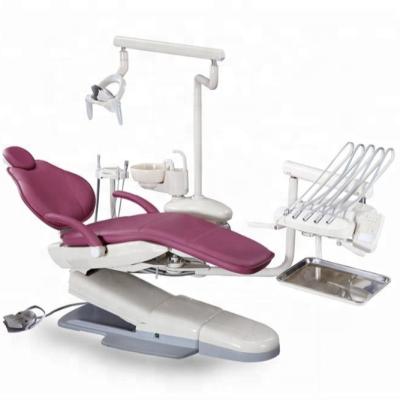 China Niti Dental Regional Dental Unit China Factory Dental Chair Prices In China With Top Mounted Tray for sale