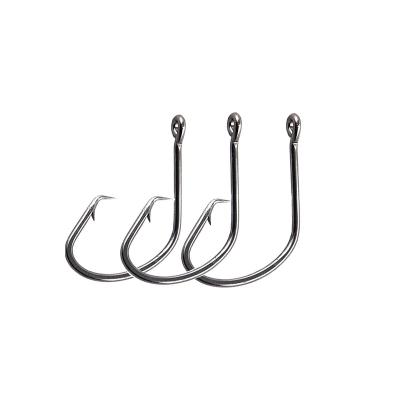 China Fishing Fishing hook 7381 black color saltwater sport circle hooks for sale