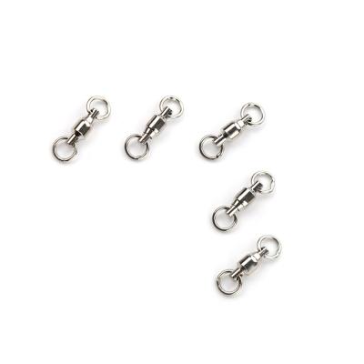 China Fishing Ball Bearing Swivel Solid Ring Fishing Swivel Connector Fishing Tackle for sale