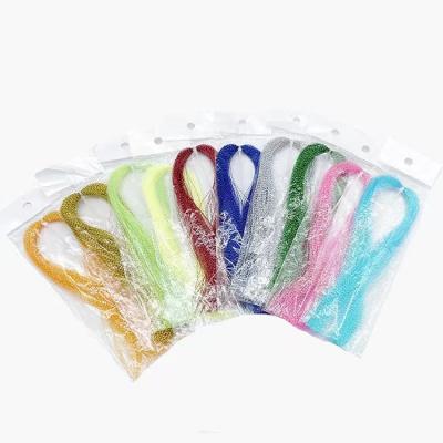 China Fishing Lure Making Bright color crystal flash tinsel fly fishing tying material for sale