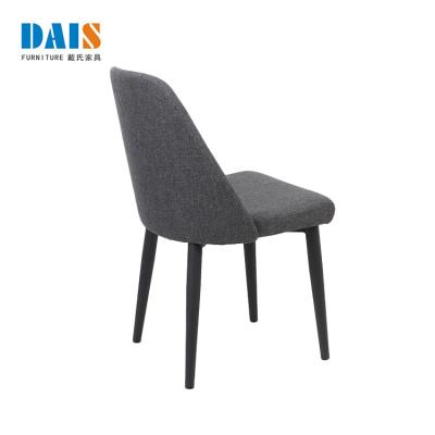 China Popular and Attractive Chair Design Hotel Metal Trumpet Base 5 Star Dinner Chair for sale