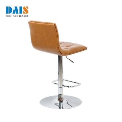 China Vintage Barstool Chair With High Back Metal Barstool Barstools Chairs Replacement Barstool Aluminum Seats for sale