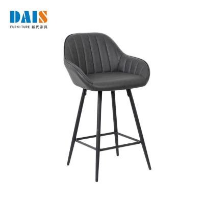 China Wholesale Barstool PU Vintage Adjustable Leather Luxury Chair Barstool Cheap Price for sale