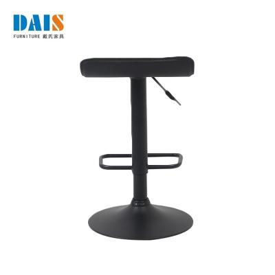 China Barstool Fashion Furniture Adjustable Height Adjustable PU Seats Bar Stool Metal Swivel Stool Bar for sale