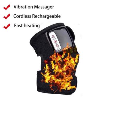 China Body Heating Arthritis Rechargeable Infrared Pain Relief Smart Hot Pad Knee Massager With Heat for sale