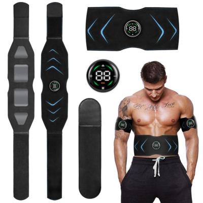 China Electronic Body Vibration Exercise Machine Body (Standing Type) Slimming Fat Burner Trainer Wireless Abdominal Massager Muscle Stimulator Fitness Ab Toning EMS ABS Belt for sale