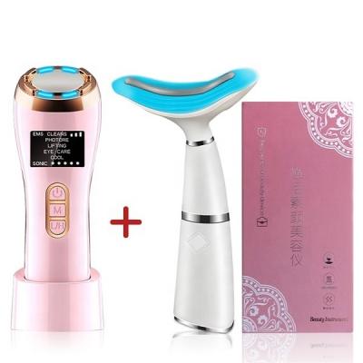 China Hot Sale Factory Price Face Lifting Wrinkle Removal Beauty Peel 8 IN 1 Facial Massager YK-118 for sale