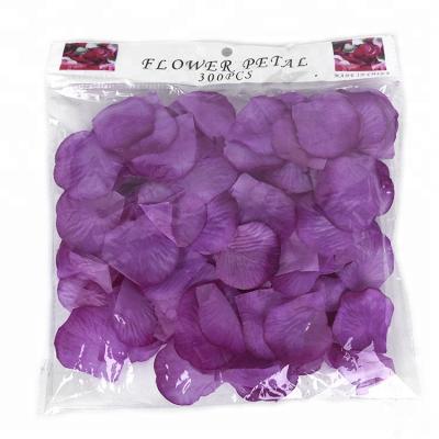 China Wholesale Decorative Petals Home/Office/Party/Wedding Artificial Flower Flower Decoration Wedding Purple Rose Silk Petals for sale