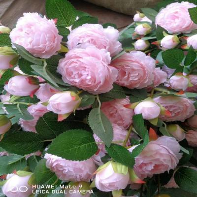 China Latex Rose Home/Office/Party/Wedding Decoration Long Stem Rose Wedding Home Table Centerpieces Perfume Decorative Loose Petal Peony Package Artificial Flower for sale