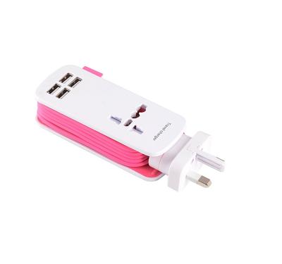 China Mobile Phone/Strip 4-Port USB-S5 Power Strip Socket Outlet Expansion Wall Switch Ipad/Camera/PDA/MP3 USB for sale