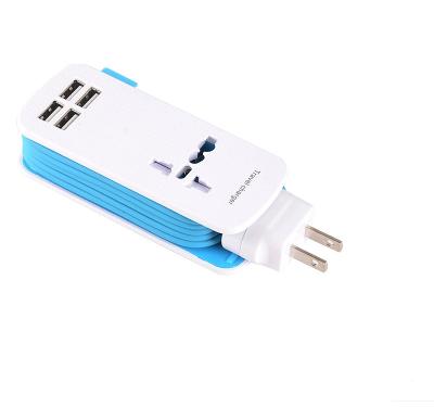 China Hot Selling American Portable Multi TB Travel Cellphone/Ipad/Camera/PDA/MP3 5V Portable Multi Adapter With Usb Charger for sale