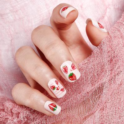 China Cartoon Style Fake Nails Kids Fake Nails Artificial Nails Kids Fake Nails for sale