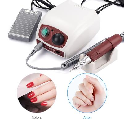 China Electric nail drill manicure beauty nail drill machine electric vibration lower noise high speed electric drill low for sale