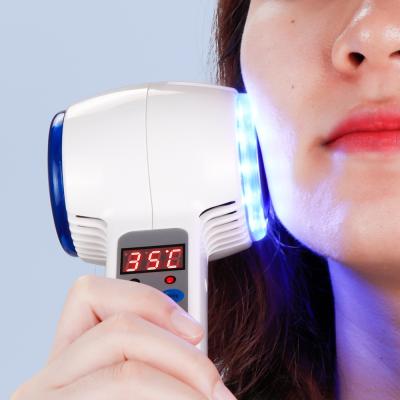 China Facial Face Lift Acne Removal Beauty Device Skin Rejuvenation Remove Red Blood Hot Cold Hammer for sale