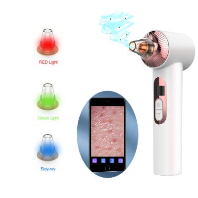 China Black Head Vacuum Suction Remover Blackhead Remover Acne Skin Care Rechargeable Electric Peeling Face Nose Remover for sale