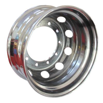 China Chinese truck and trailer brand cheap price 8.5-24 pipe shaped steel wheel truck rims for sale