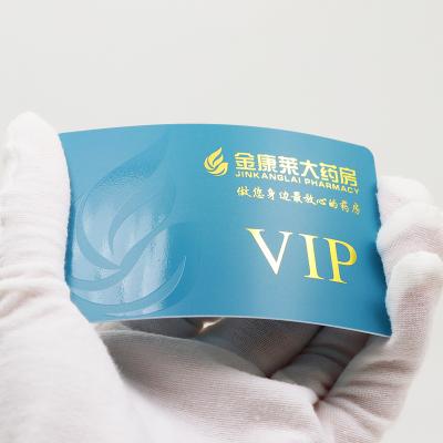 China Company Gold Foil RFID Pharmacy Business Card PVC Smart Card Pharmacy Business Card NFC VIP Card With UV Design for sale