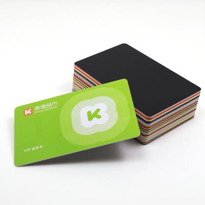 China Waterproof / Waterproof 13.56Mhz RFID Cards Colorful PVC Magnetic Stripe Card For Supermarket Member for sale