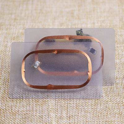 China Club custom RFID card CMYK offset printing PVC printable transparent rfid card for sale