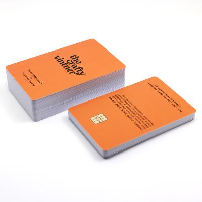 China Member ID hot sale ISO7816 PVC smart contact IC cards with sle4442 sle5542 chip for sale