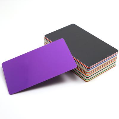 China Blank CR80 Card Inkjet PVC School Purple Printable Plastic Colorful Card For Card Printer for sale