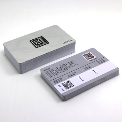 China Customized Plastic Brushed PVC Plastic Membership Cards Printing With QR Or Barcode for sale