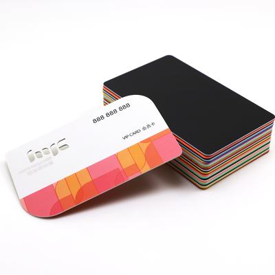 China Hotel PVC Sheet Formed Plastic Custom Die Cut Memberships Cards With QR Code for sale