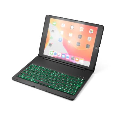 China Wireless Metal Aluminum Keyboard Wireless Case For iPad 10.2 With Backlight for sale