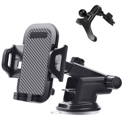 China Fits For Tablets Universal Car Phone Mount Upgraded Handsfree Holder Dash Windshield Air Vent Phone Holder For 4-7