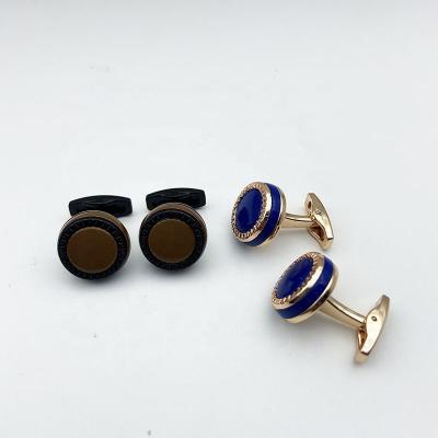 China ALLOY Fabrication Custom Metal Engraved Cuff Links With Logo Soft Cufflinks for sale