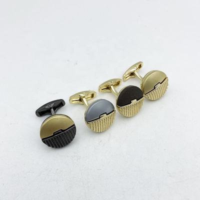 China ALLOY Mark Your Own Logo Copper Cufflinks For Men Shirt French Cufflinks for sale