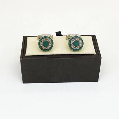 China Agriculture Wholesale Hot Sale White Black Cufflinks Gift Packing Box Customized Cufflinks for sale