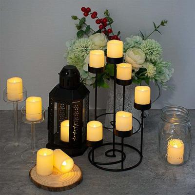 China Wedding Decoration Flameless Votive Candles Flameless Flickering Electric Fake Candle Flameless Led candles in Warm White for Wedding Table for sale