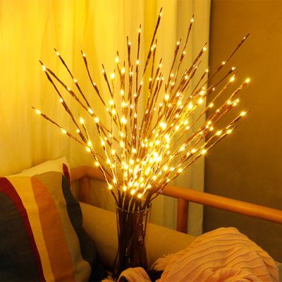 China Led Branch Light Led Branch Light Battery Operated Lighted Branch Vase Filler Willow Tree Artificial Little Twig for Home Romantic Decoration for sale