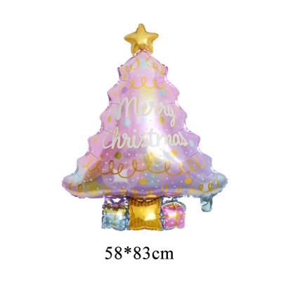 China Christmas Party Decoration christmas foil balloon christmas tree balloon christmas party balloons for sale