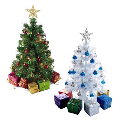 China Christmas Party Decoration 45cm Mini Christmas Tree with Lights Ornaments and Presents for sale