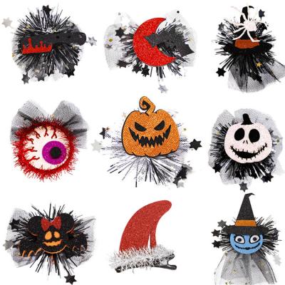 China Halloween party Halloween Hair Clips Cute Hairpins Halloween Party Hair Accessories for Girl for sale