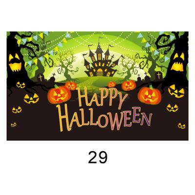 China Halloween party Halloween Photography Backdrop Cary Night Castle Pumpkins Party Background for Halloween Party Decorations for sale