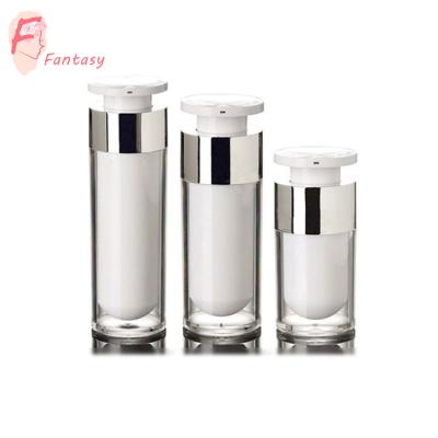 China 15ml 30ml 50ml Luxury Eco-friendly High End Essential Oil Bottle With Airless Pump Acrylic Lotion Cream Bottles Export To Europe for sale