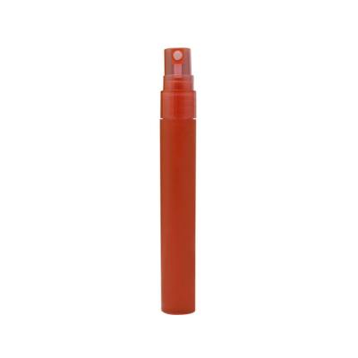 China Eco-friendly PP Perfume Bottle 8ml 10ml Red Cosmetic Bottle Sprayer Spray Pen for sale